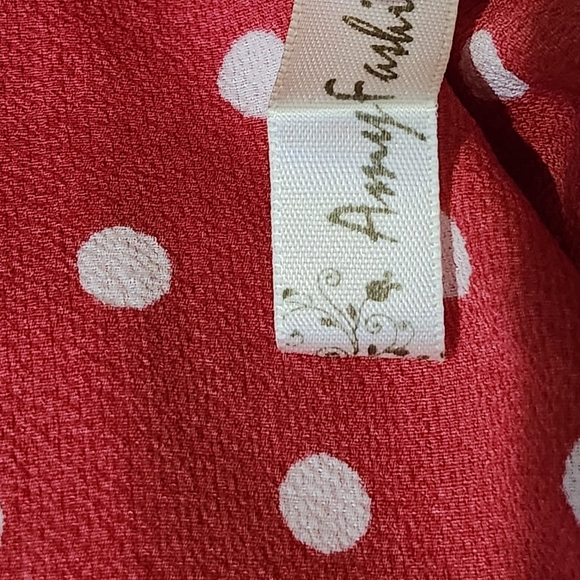 Red Flutter Sleeve V-Neck Maxi Dress - Picture 7 of 10